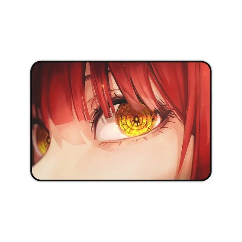 Makima Chainsaw Man Mousepad, Anime Mouse Pad, Smooth Surface Desk Mat for Gaming Room, Gift for gamer, Home Decor, Desk Accessories
