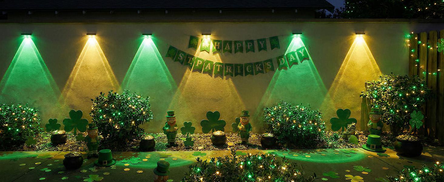 Brightown Solar Lights Outdoor Waterproof, Color Changing Solar Fence Deck Step Flood Lights, Warm White & RGBCW 11 Color, IP65 Waterproof Garden Lights for Outside Backyard Brightown Solar Lights Outdoor Waterproof, Color Changing Solar Fence Deck Step Flood Lights, Warm White & RGBCW 11 Color, IP65 Waterproof Garden Lights for Outside Backyard