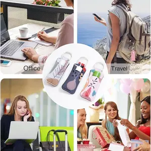 Cute Lip Balm Keychain Holder with Clip - Chapstick Holder Keychain - Accessories, Phone