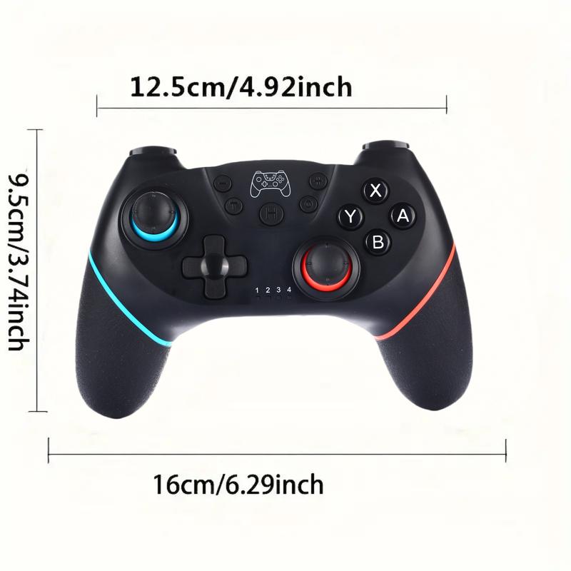 Wireless Ergonomic Pro Controller for Switch/Switch Lite/OLED - Adjustable Turbo Vibration, Motion Controls, Non-Slip Grip