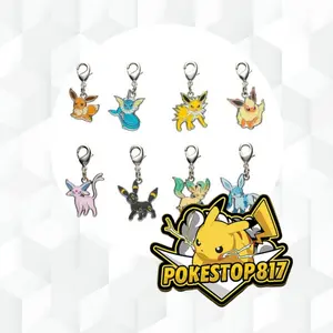 Eeveelutions Charms: Pokémon Center Japan Full Set