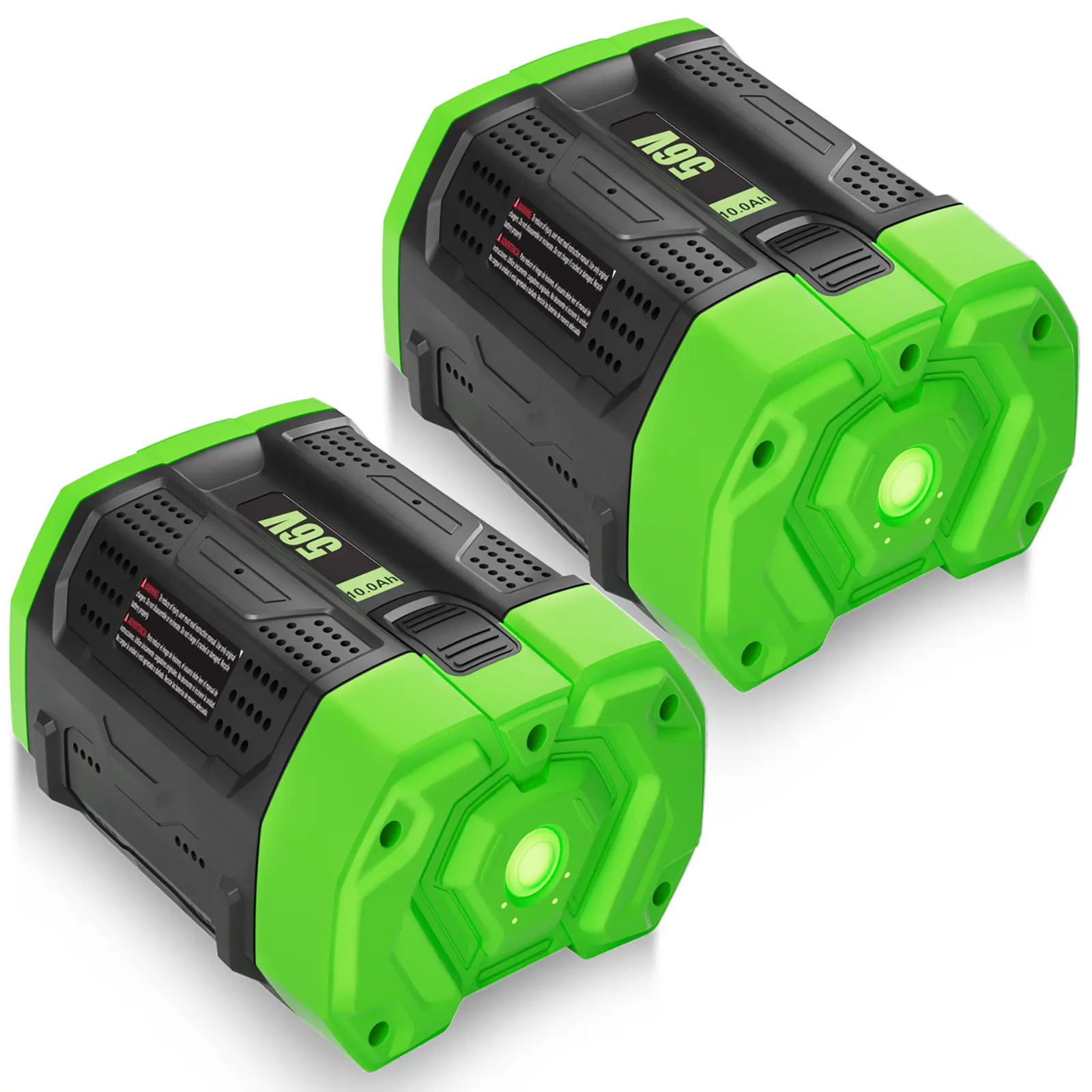 2-Pack 12000mAh 56V Lithium-Ion High-Capacity Replacement Batteries with Premium Cells for EGO Power+ System, BA1400 Mowers, Blowers & Yard Tools