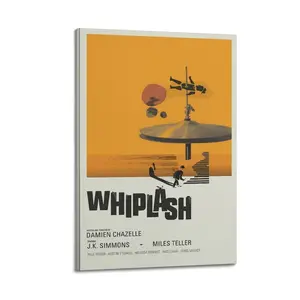 Whiplash Poster for Bedroom Aesthetic Canvas Wall Art Living Room Posters Painting Picture Print Modern Family Decor Artist Bathroom Poster