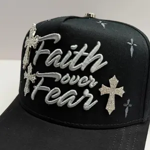 Faith over fear BLK silver Faith over fear BLK silver