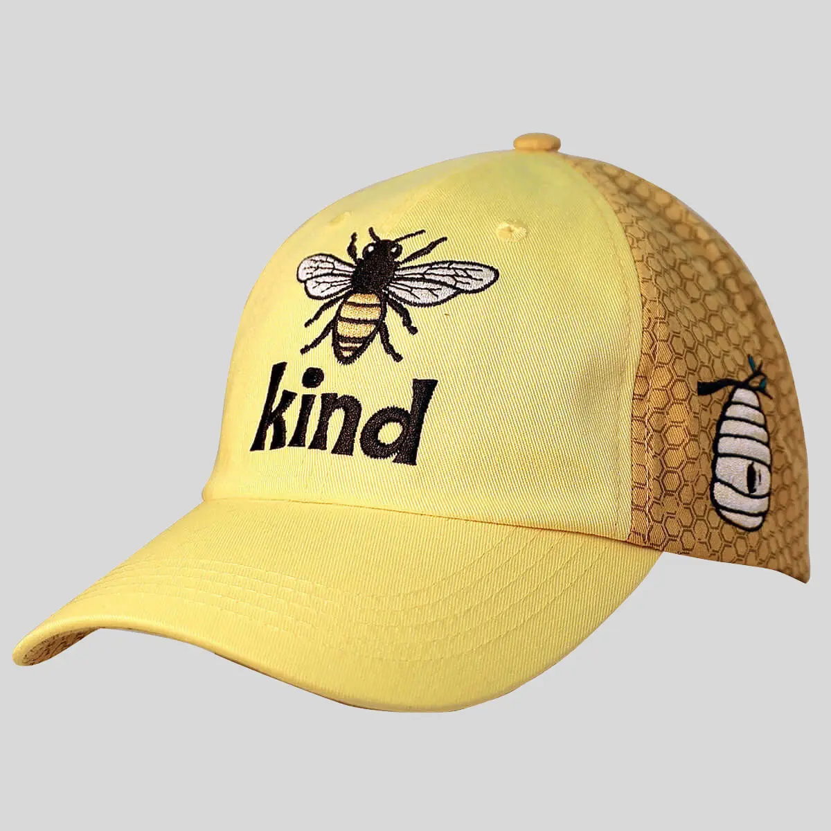grace & truth Womens Cap Bee Kind, Bee Kind Design, Female, Empathy, Promotes Compassion, Understanding, Baseball Cap, Beach, Cotton