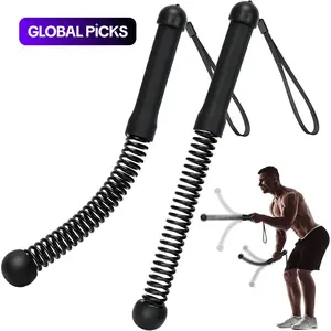 Upgrade Weighted Ropeless Battle Ropes, 2PCS Cordless Battle Rope for Home Gym, HIIT, Strength, Quiet Portable Training Rope, Workout Ropes Versatile Fitness Equipment for Men Women, Home Gym Kit #GLOBAL PICKS