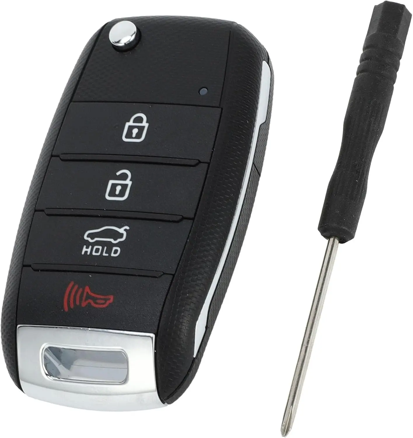 Key Shell Case Keyless Entry Remote Key Fob Replacement Case for Kia Sorento 2013-2015 for Kia Optima 2014-2015 4 Buttons