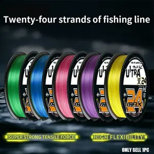 150m ULTRAX24 braided PE fishing line, large roll fishing line with high strength and smoothness, wear-resistant, freshwater and saltwater fishing, wear-resistant and bite proof, suitable for freshwater and saltwater fishing,  gift for anglers