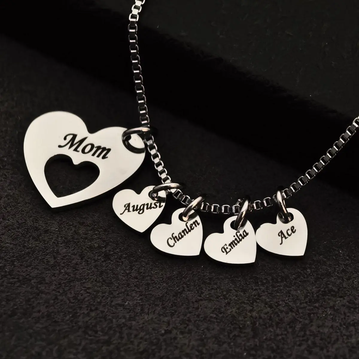Silver- 4 Hearts 