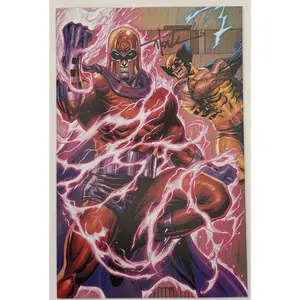 [Signed by Tyler Kirkham] WOLVERINE #2 Exclusive Virgin Variant - Tyler Kirkham Connecting Cover Comic Book, Exclusive Variant