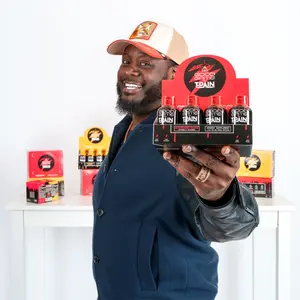 Good Game by T-Pain Strawberry Surge - 12 Pack Zero-Sugar Energy Shots 2 FL OZ Shot Each, Bold Juicy Flavor & Powerful Boost of Focus and Energy. Clean Nootropic Energy Boost.  Preworkout Drink, Sport, Beverage