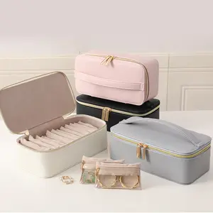 Loveden portable 12-piece jewelry box set for earrings, rings, bracelets, watches, necklaces, storage box, travel storage bag, auction bracelet organizer, travel storage bag, summer travel gift for girlfriend