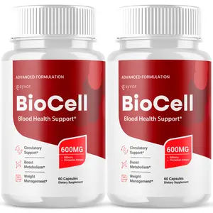 (2 Pack) BioCell Blood Health Support Bio Cell Glycogen Vitamin 120 Capsules