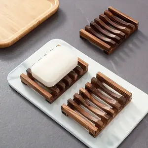 1pc Elegant soap box with self-draining function - Rectangular Soap Dish Holder, Bathroom Supplies, Soap Dish With Drainage