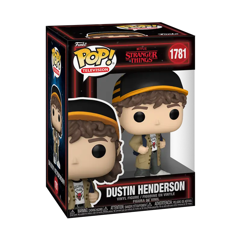 Funko Pop! Stranger Things - Dustin Henderson (Hellfire Club) #1781 Collectible Pop Vinyl Figure