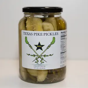 Texas Pike Pickles Medium Heat Dill Pickles (1) 32oz