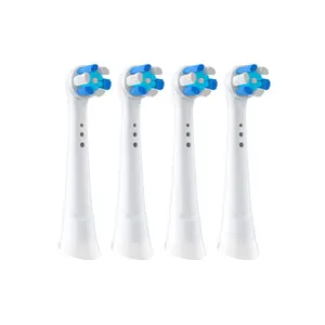 4-Pack Replacement Brush Heads Compatible with Oral-B iO Series 2–10