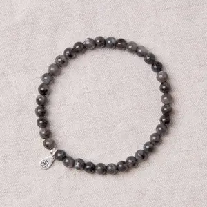 TINY RiTUALS Larvikite Black Labradorite Energy Bracelet