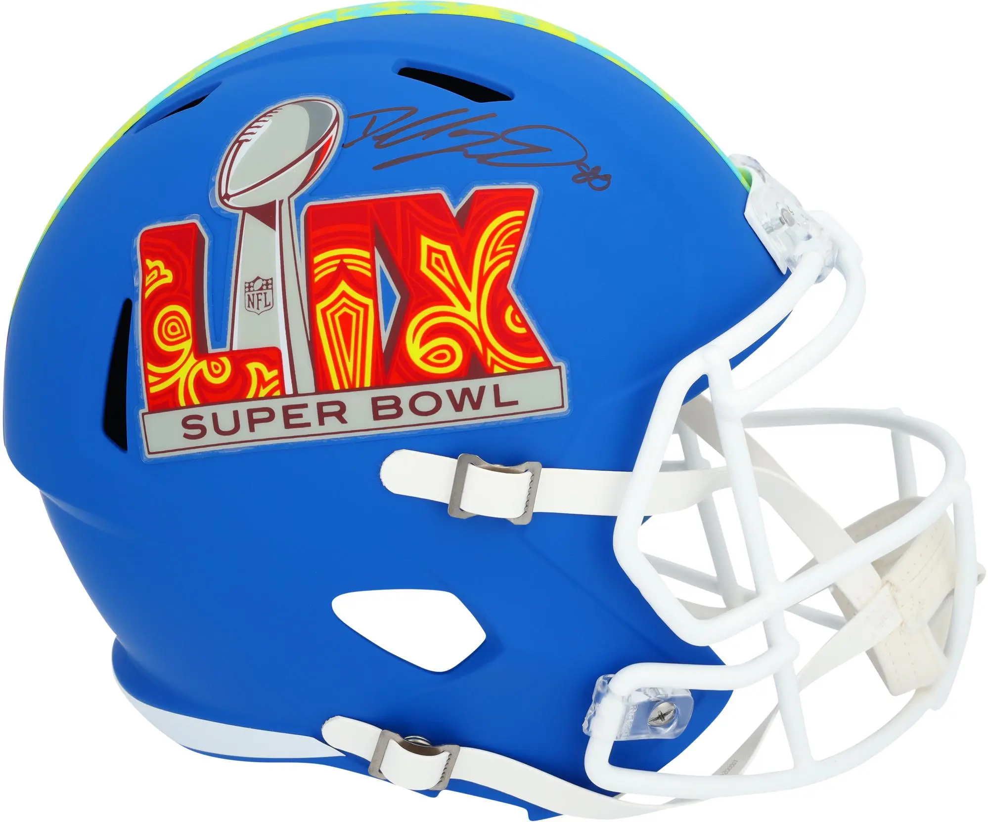 Dallas Goedert Philadelphia Eagles Autographed Riddell Super Bowl LIX Event Speed Replica Helmet - Fanatics Authentic Certified