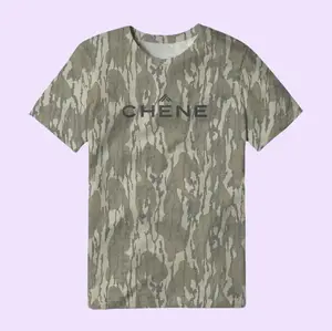 {Full Size S-5XL} CHÊNE Classic Tree Camo T-Shirt 3D Nature Pattern Graphic Tee Unisex Hunting Shirt Outdoor Adventure Casual Streetwear Breathable Lightweight Cotton Durable Fabric TikTok Shop US Trendy Outfit