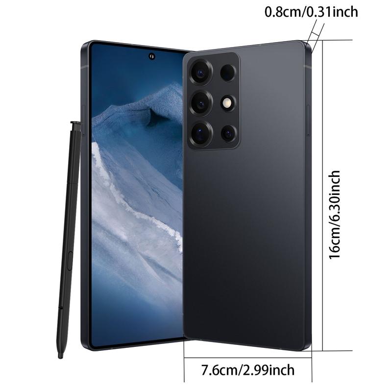 M26 Ultra Smart Android Phone 6.8 Inch Large Screen 4GB+64GB ROM 4000mAh Battery Octa-core Processor Smartphone Cellphone