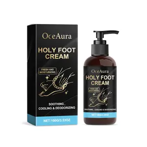 Moisturizing Foot Cream: Fresh, Nourishing, and Ideal for Foot Care Glycerin Revitalizing  infused  Heel Cetearyl alcohol fatigue relief Nails Moisturizer Soothing Moisture Hydrating Hydrate