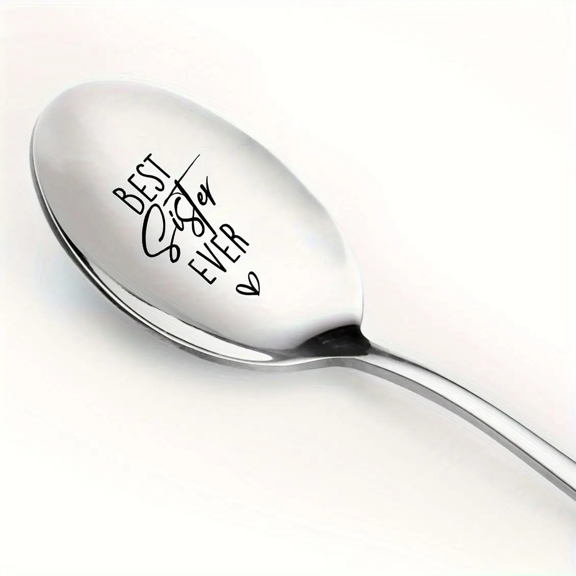 Stainless Steel Spoon, 1/5/10/15pcs Funny Carved Spoon, Tea Lovers Spoon, Gift for Sisters, Birthday Gift for Friend and Family