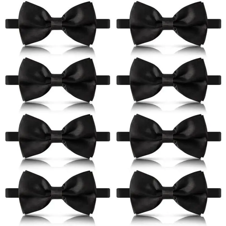 bow ties for men, Pre-tied Men's Bow Ties Adjustable Satin Bow Tie for any Age