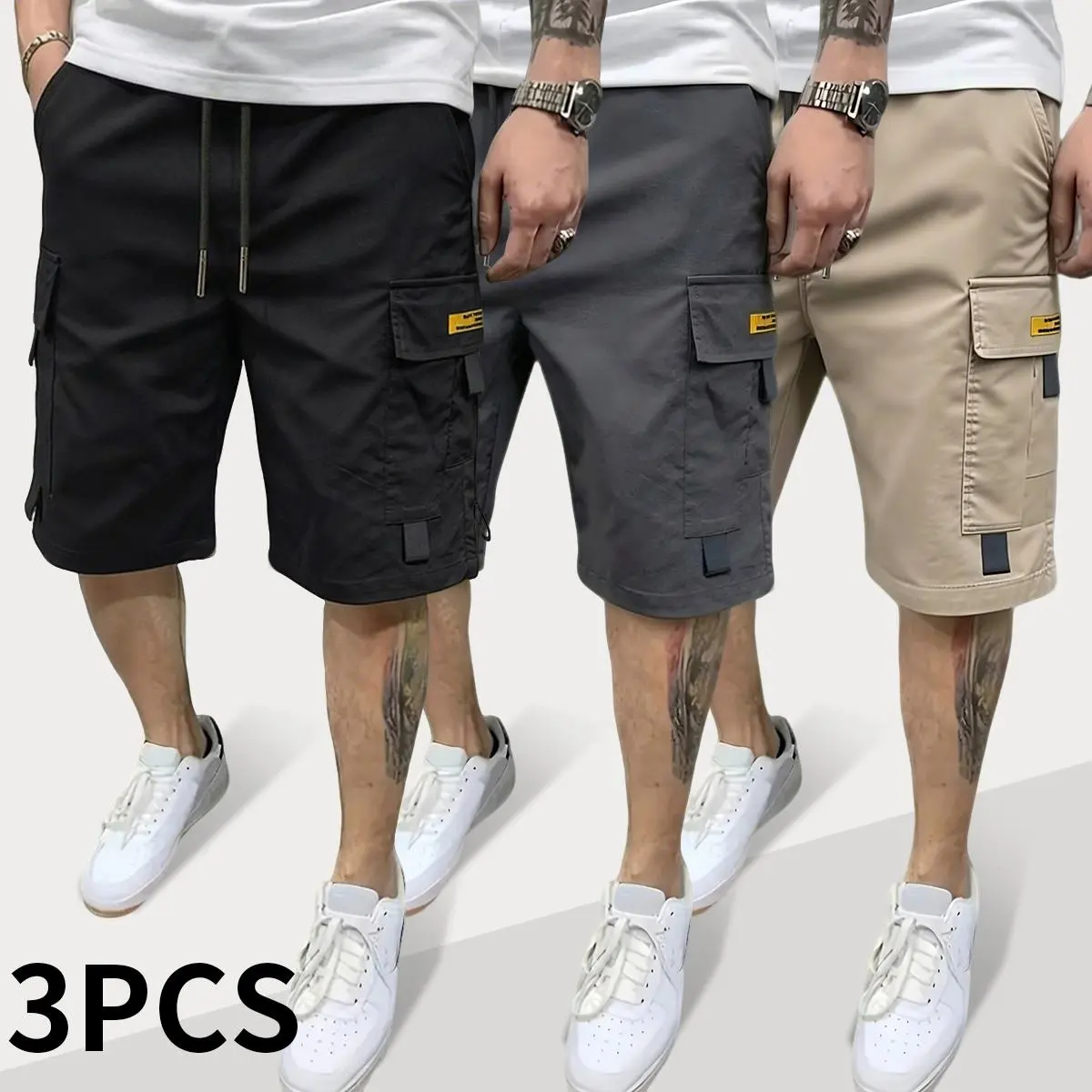 Black + Gray + Khaki