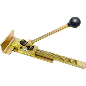 Professional Hardwood Flooring Tool with Felt Positioning for Laminate Installation Cast Steel Q235 Material Gold-Plated Black Plastic Ball Head