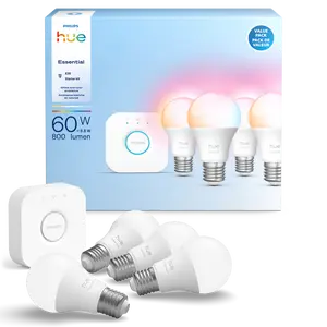 Philips - Hue Essential White and Color Ambiance - 2PK Starter Kit