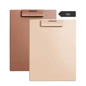 Minimalist A4 Folder, Durable PP Writing Board with Hanging Hole, Ideal for School Office, Low Saturation High-End Feel, Essential Stationery