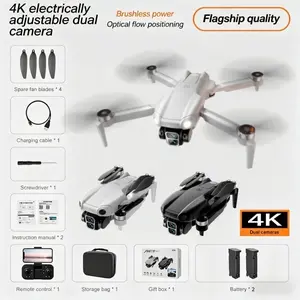 New A888 PRO Foldable Travel Drone with 4K Camera | WiFi FPV Live Video | Brushless Motor | Optical Flow Positioning | Professional RC Quadcopter | Long Range | Easy for Beginners