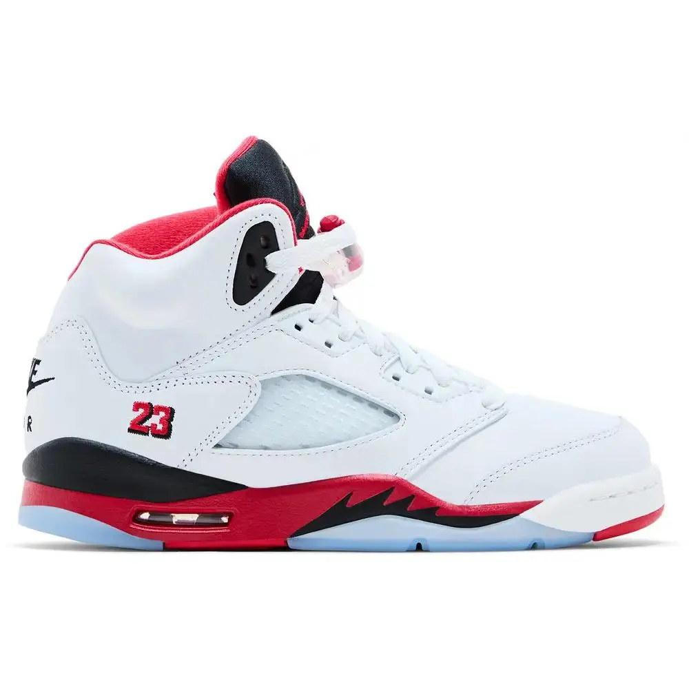 Jordan 5 Retro Fire Red Black Tongue (2025) (GS)