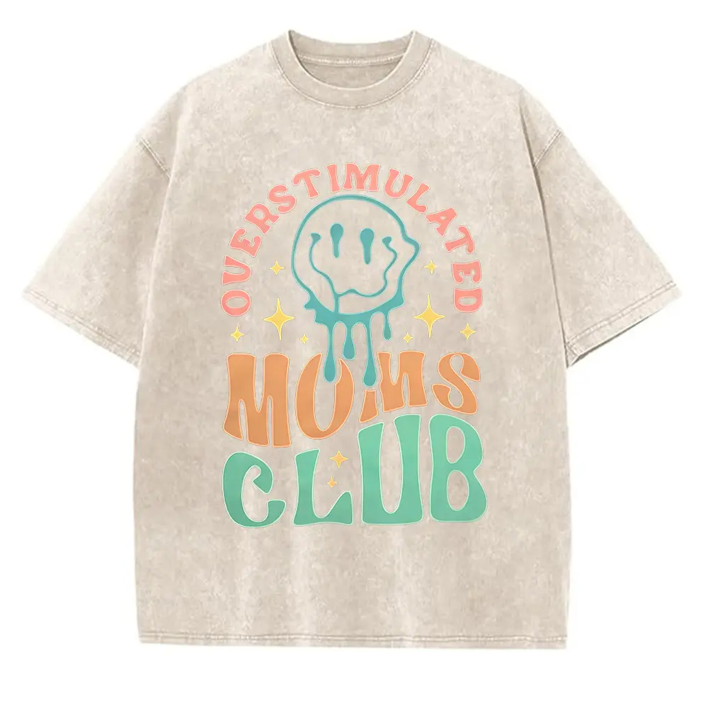 Washed T-shirt-Apricot