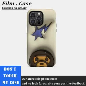 Bape Milo 3DPhone Gloves, Suitable for iPhone 16/15/14/13/12/11, Shock Absorbing, Anti Slip, Lightweight, New Fashion Trend Design, Men's and Women's Protector, High Quality Air Cushion Protective Gloves , Soft Shell Protectors Casing