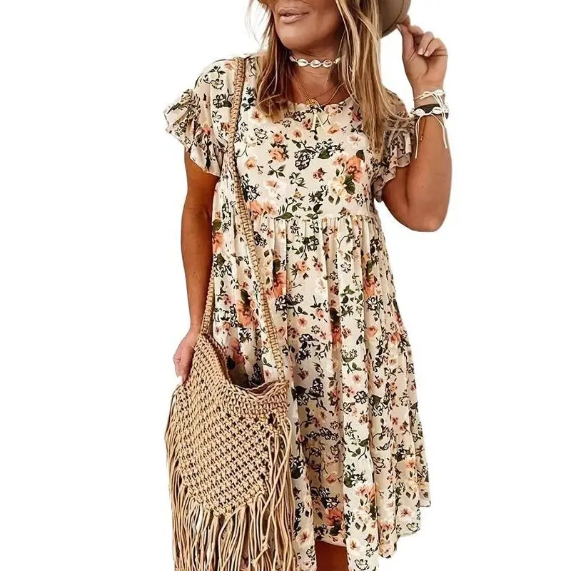 chinese dress ladies Barclay Nwt Tab Long Simple Smock Dress Unpainted Creme Size 2 main image 1