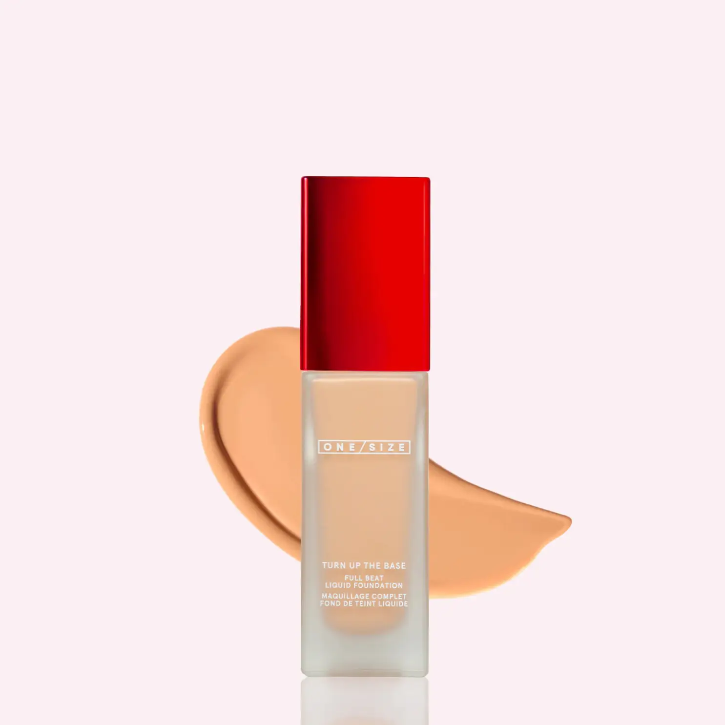 Turn Up The Base Full Beat Liquid Foundation - Full Coverage, Soft Matte, Longwear, Waterproof, Sweat-Proof, Silicone-Free Blurring Foundation