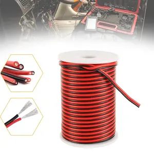 Marine Boat LED Lights Wire, 100ft/30M 22AWG 2pin Extension Cable Wires Cord for 3528 5050 5630 Led Strip Light for Pontoon Boat Kayak Stern Anchor Courtesy Navigation Bow