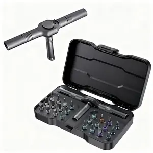 24 in 1 DlY Screwdriver Set,1 Set SwitchableScrewdriver Shape Magnetic Screwdriver Set,Compact and Portable Ratchet Screw0driver SetHome Repair Tool Box Gift for Thanksgiving,Christmas,New Year