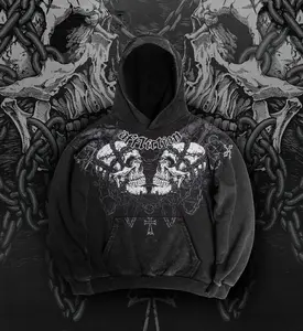 Affliction Men's Pullover Hoodie Chained Saint Thorns