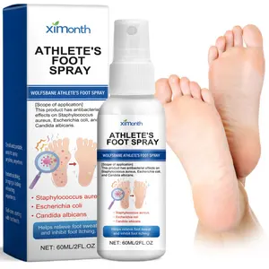Athletes Foot Spray, Antifungal Spray for Itchy-Sweating-Peeling-Blisters-Tinea Pedis, Feet Treatment with Natural Ingredients, 60ML