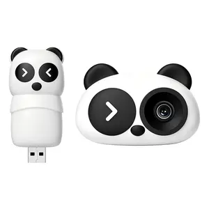 Panda Design Car Baby Monitor, HD Wide Angle Real-Time Camera, Compatible with Carplay/android Auto, Dash Cam + Baby Monitor, Plug-And-Play