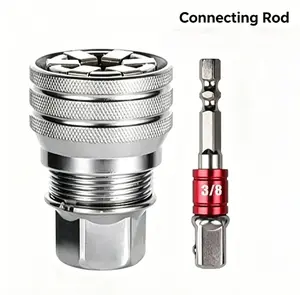 Multifunctional Universal Socket Wrench Adjustable Flexible All Size Labor Saving Drill Drive Repair Tool for Maintenance Workers