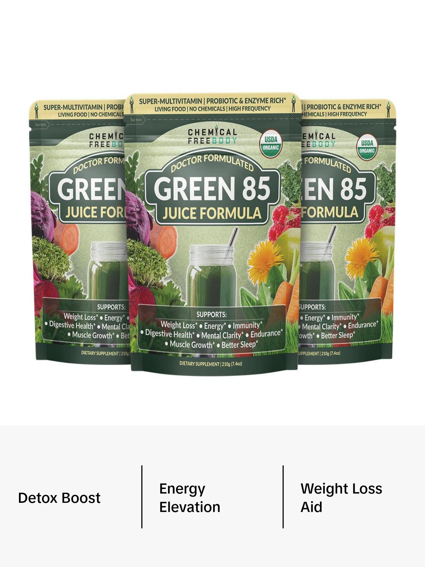 GREEN 85 JUICE FORMULA WITH D3