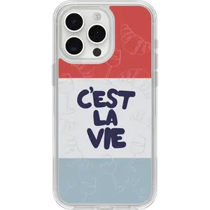 OtterBox iPhone 15 Pro Max Case Symmetry Series Clear for MagSafe Summer Abroad