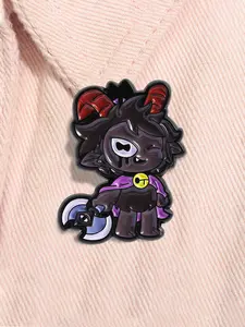 Cult of the Lamb AVG Game Enamel Pin Holy Sheep Bishop Evil Goat Game Peripheral Metal Brooch Lapel Backpack Badge Fashion Jewelry Accessories Gift for Gamer Friends