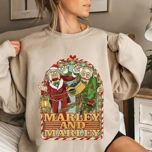 Retro Marley And Marley Sweatshirt, Muppet Christmas Carol Shirt, Marley Brothers Shirt, Xmas Gift, Muppet Fans Shirt