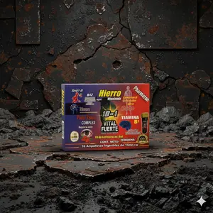 Neuro B12 Bedo 10 en 1– Complejo B con Ácido Fólico, Hierro y Tiamina B1 (10 Minibotellas de 15 ml) Neuro B12 Bedo 10 en 1– Complejo B con Ácido Fólico, Hierro y Tiamina B1 (10 Minibotellas de 15 ml)