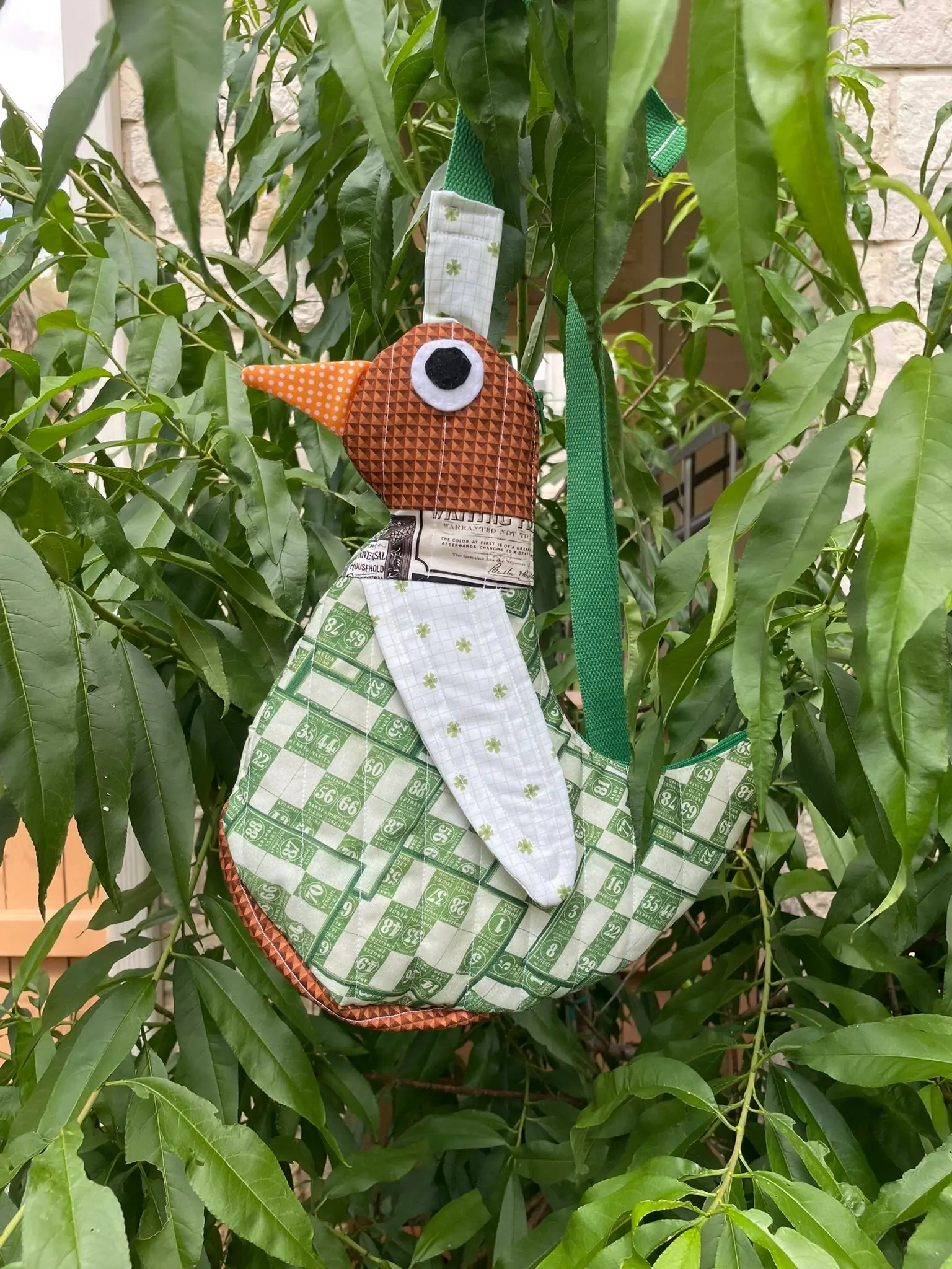 Stamped Duck Crossbody